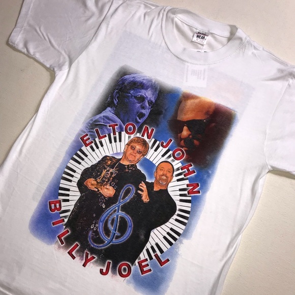Vintage billy Joel x Elton John tee - Picture 1 of 4